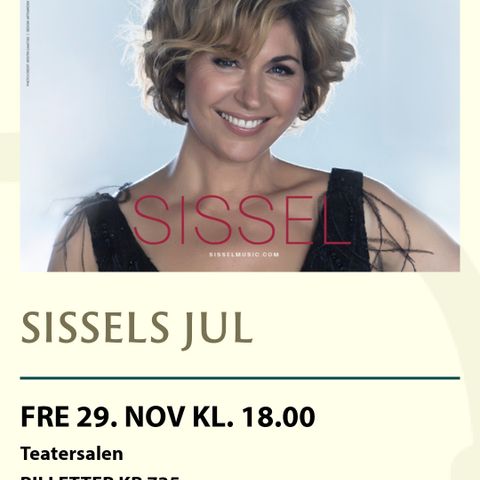 2 billetter til julekonsert med Sissel Kyrkjebø