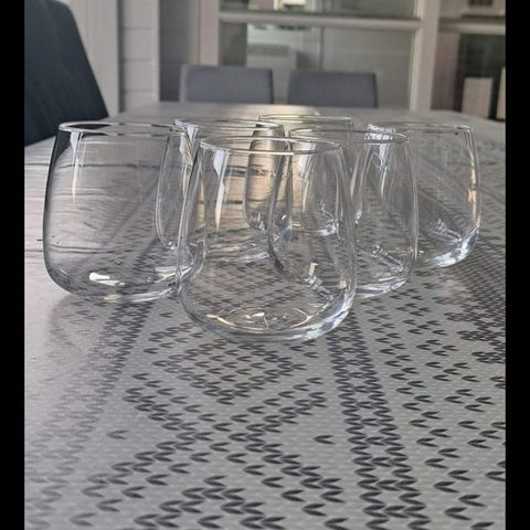 Glass uten stedt /vannglass/vinglass