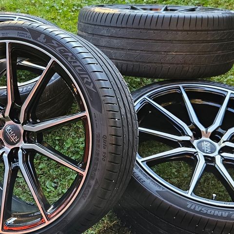 19 tommers  Khan VF10 felger med dekk 5x112 passer audi,mercedes,vw