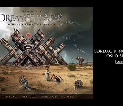 2x billetter til Dream Theater 09.11.24