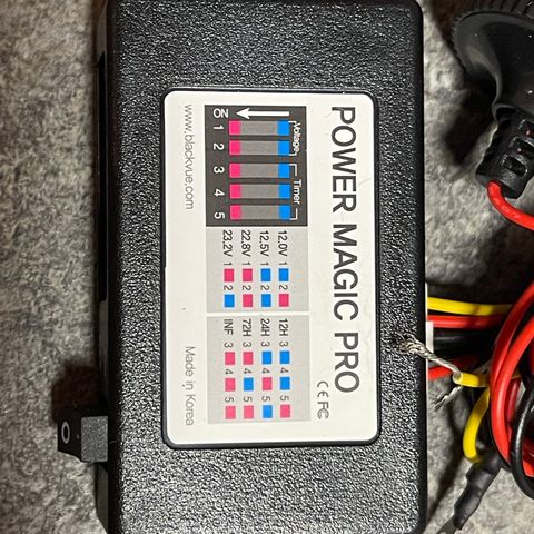 Ubrukt Blackvue Power Magic Pro - Hardwiring til parking mode...