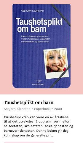 Taushetsplikt om barn.