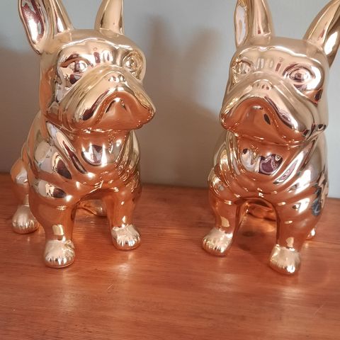 Fransk bulldog figurer