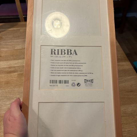 Ribba ramme fra IKEA - ubrukt