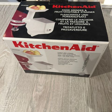 KitchenAid - kjøttkvern & frukt- og grønnsakspresse