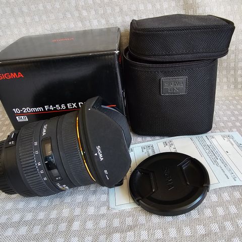 Sigma 10-20mm f4-5,6 EX DC