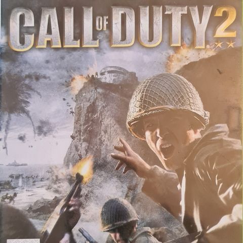 Call of Duty 2 - Xbox 360 - CIB - Noen små svake riper