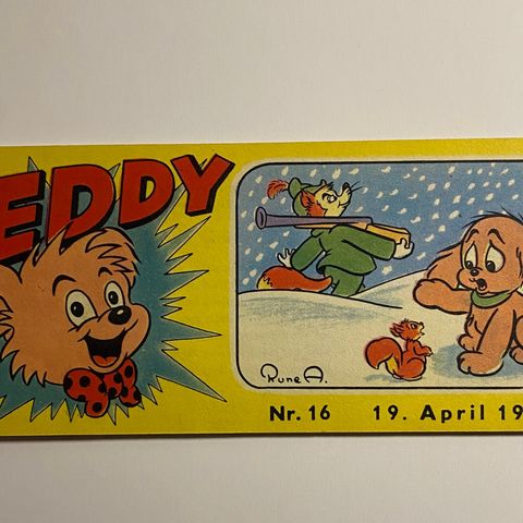 Teddy nr 16 1961 Meget velholdt og pent