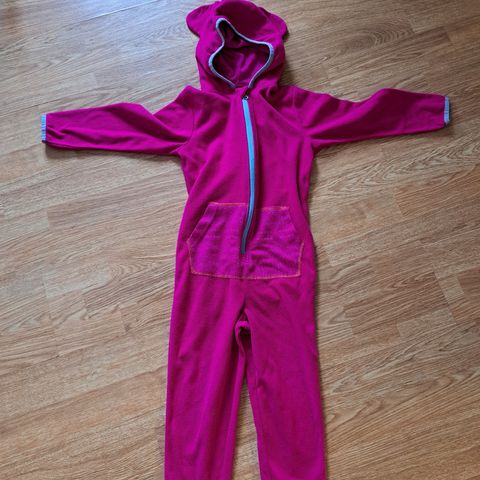 Fleece Dress med ører str 98/104