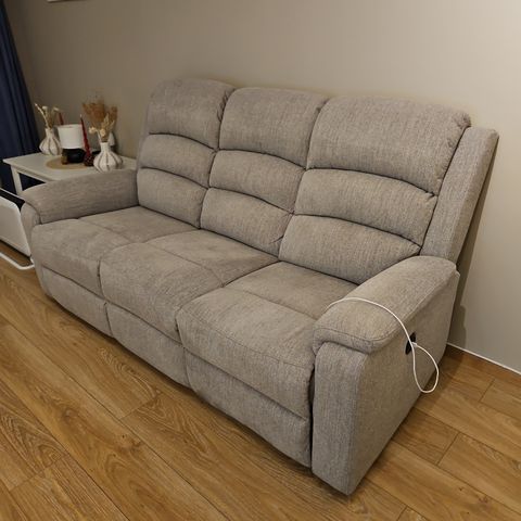 Elektrisk 3-seter sofa