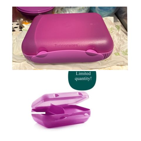 Tupperware Eco+ Lunch Box. Helt ny. Nydelig farge. Sender gjerne.