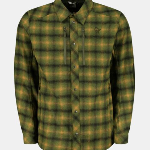 Norrøna Finnskogen wool Shirt, flanellskjorte XL