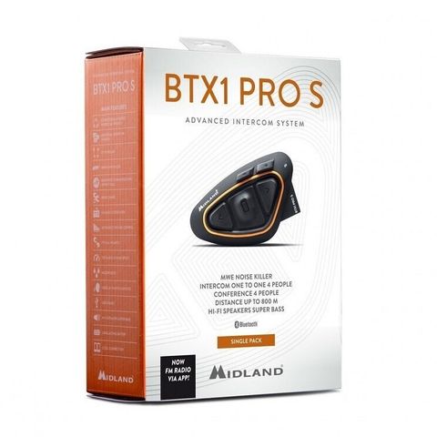 BTX1 PRO S Midland intercom til Mc helhjelm