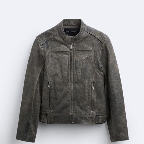 Leather jacket/skinnjakke fra Zara