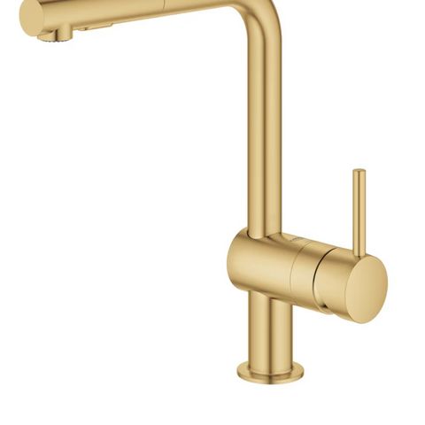 Grohe Mintta i messing, med uttrekkbar tut , nypris 3999kr