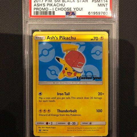 Ash's Pikachu - Promo - PSA 9