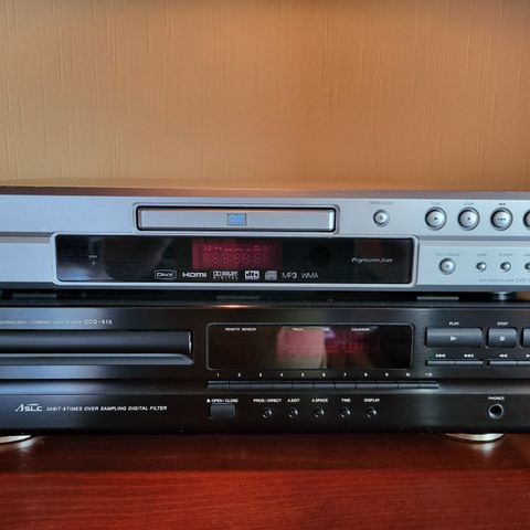 Denon DVD-spiller og CD-spiller