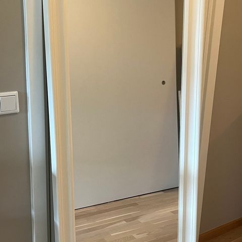 Speil Hemnes IKEA hvit, 74 x 164 cm