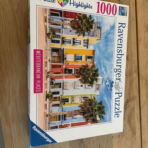 1000 brikker Ravensburger gis bort