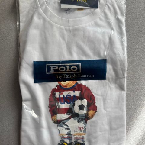 Ralph Lauren Polo bear / T-skjorte / Hvit / S