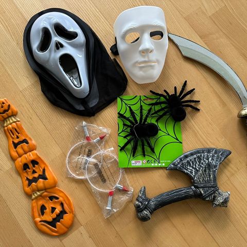 Diverse nytt til HALLOWEEN, samlet kr 99,-