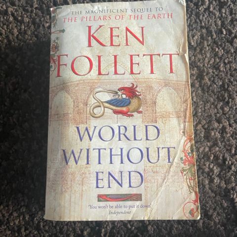 Ken Follett – World without End – engelsk bok – fri frakt