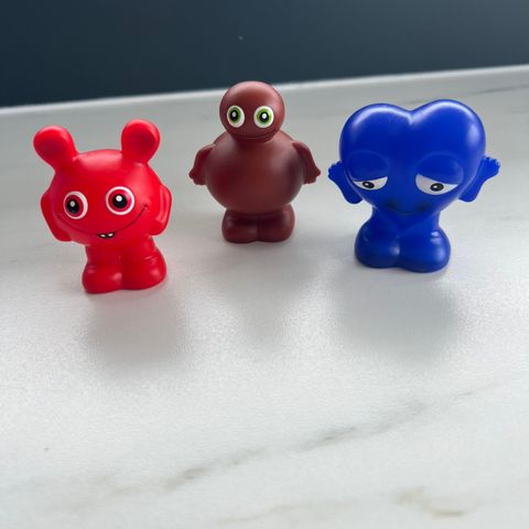 babblarna plastikfigurer