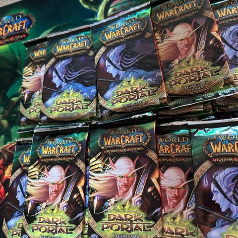 World of Warcraft TCG Through the Dark Portal booster packs