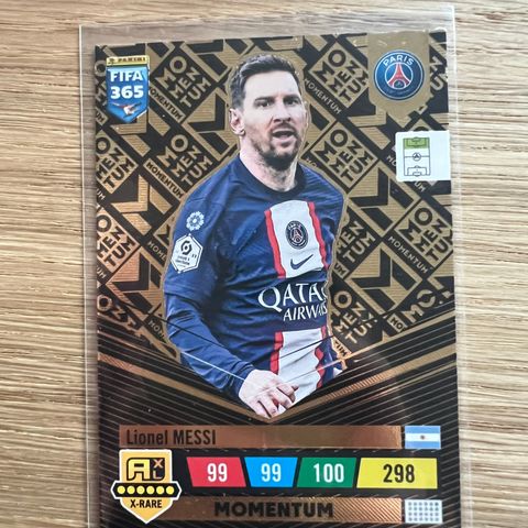 2023 Panini FIFA 365 - Momentum - Lionel Messi - #M8 - RAREST MESSI CARD