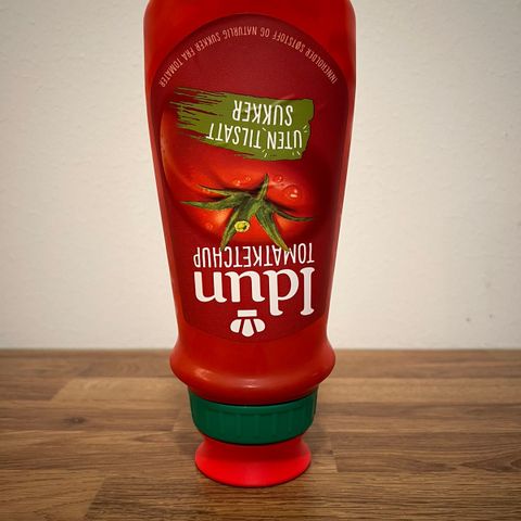 Stålokk til Idun Ketchup eller Sennep