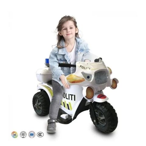 Eletrisk politi moped barn, 2-5 år