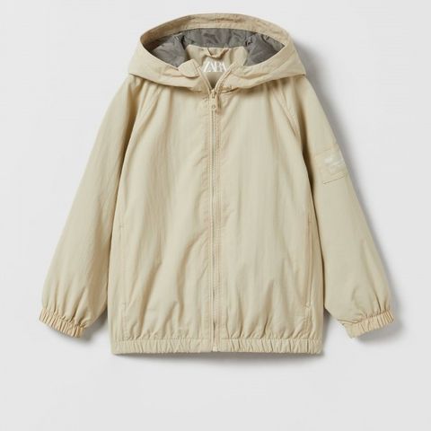 SOM NY! Zara lett ytterjakke beige - barn str. 134 / 9 år