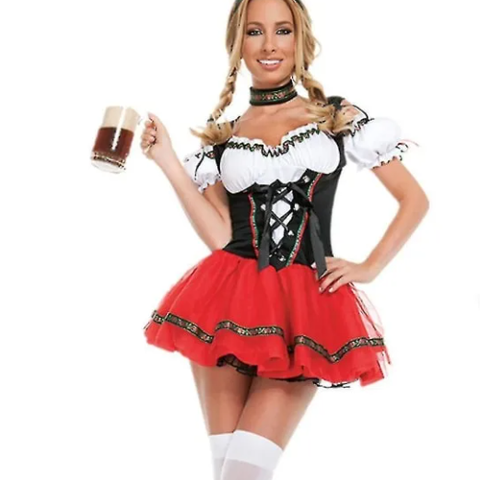 Oktoberfestkjole størrelse S