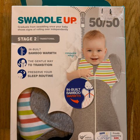 "Love to Dream" Swaddle Up sleeping bag 2.5 tog/Pucksack Overgangspose/ sovepose