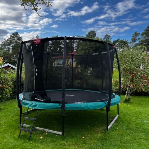 BERG Champion 380 Trampoline med deluxe sikkerhetsnett