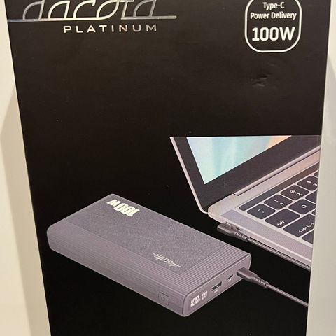 Dacota Platinum 100 W powerbank for bærbar PC 20 000 mAh