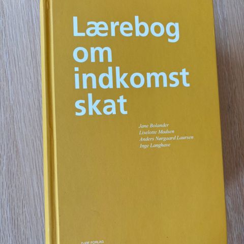 Lærebog om indkomstskat