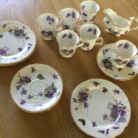 Kaffeservise «Hammersley Victorian violets.