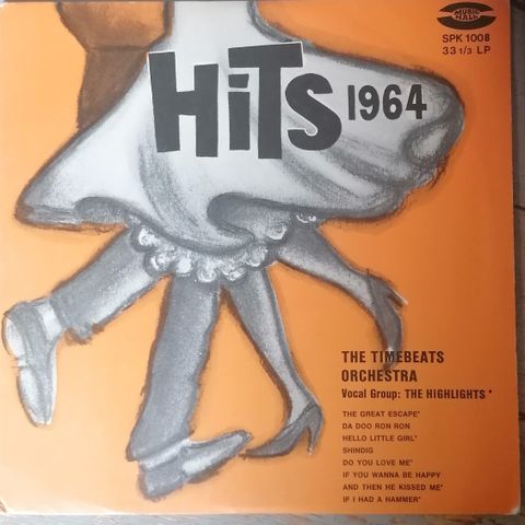 Diverse Artister " Hits 1964" LP Selges for kr 50