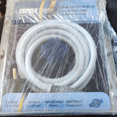 Supra cables LoRad 2.5 CS-16-EU/A