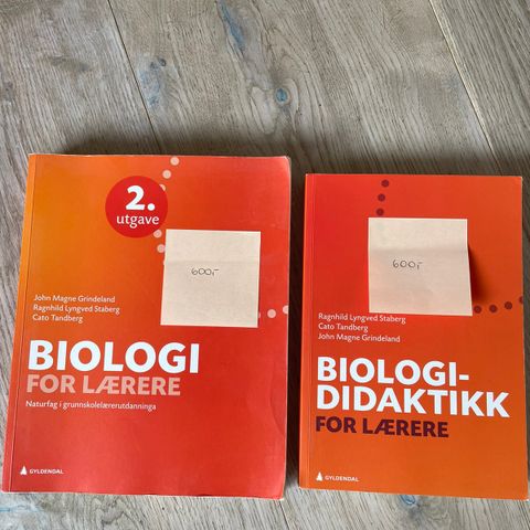 Biologi pensum bøker