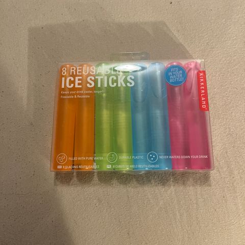 8stykk ice sticks, gjennbruks!