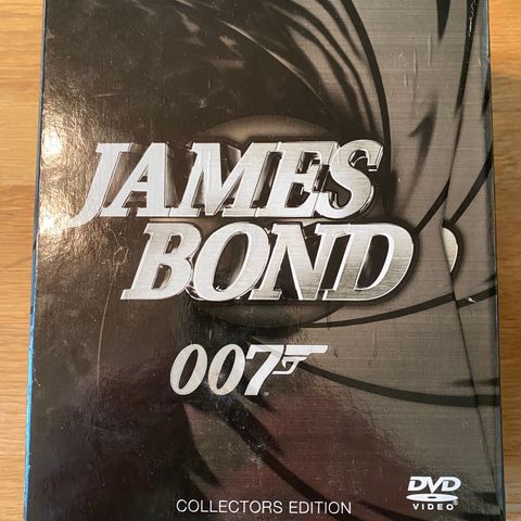 JAMES BOND COLLECTORS EDITION SAMLING MED 22 DVD FILMER