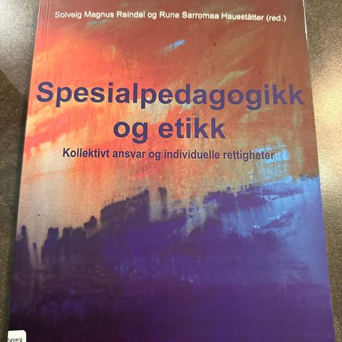 Spesialpedagogikk og etikk