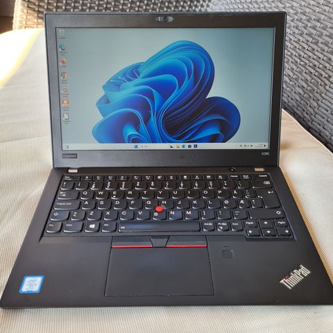 Strøken Lenovo Thinkpad X280, i5-8350U 1,7GHz(3,4GHz), 512GB SSD, 16GB ram 12,5"