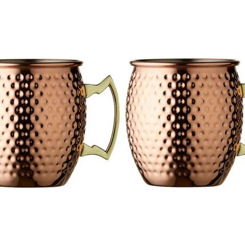 LYNGBY GLAS Moscow Mule Kopp 40cl 2stk Kobber