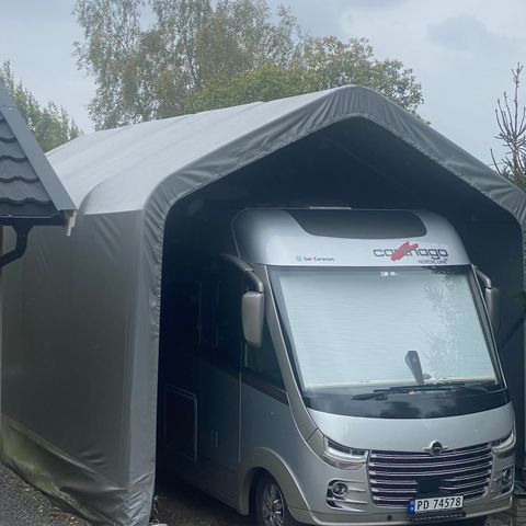 Carport, hall, lagertelt