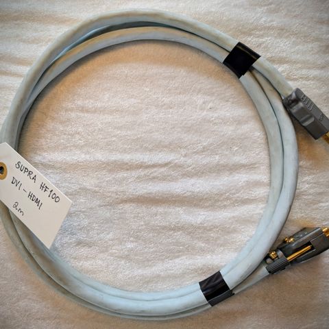 Supra HF100, DVI-HDMI kabel, 2m