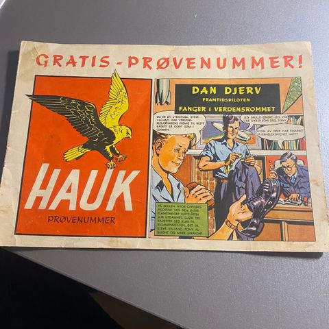 Hauk 1955- 1957 Komplett alle nummer inkl gratis prøvenummer