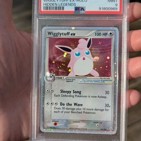 Wigglytuff Ex PSA 9